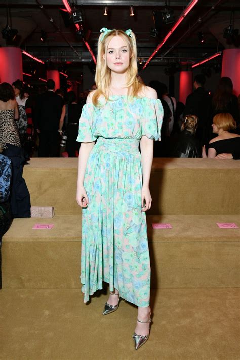 elle fanning prada fashion show|the fanning sisters awards.